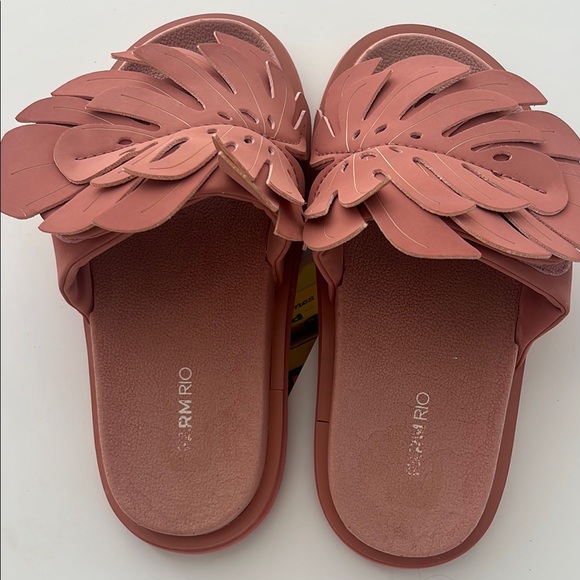 FARM RIO Monstera Anatomic Slide Sandal SIZE US 9 - Picture 4 of 5